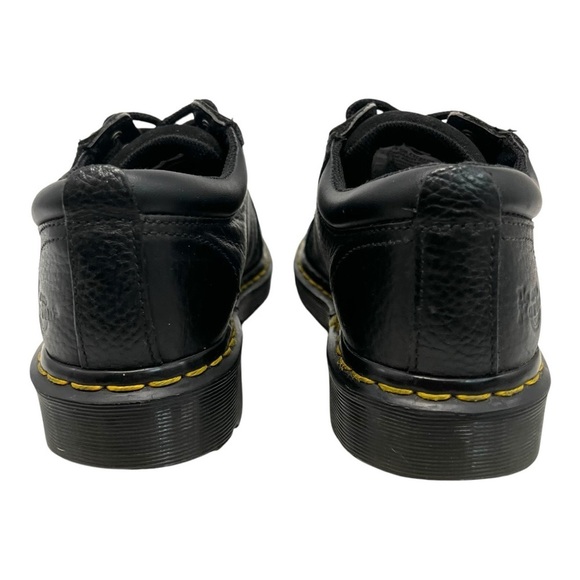 Dr. Martens Industrial Mila Black Leather Lace Up Women Shoes 8 - Picture 8 of 16